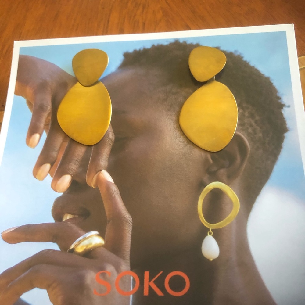 Brass Bespoke Earrings
